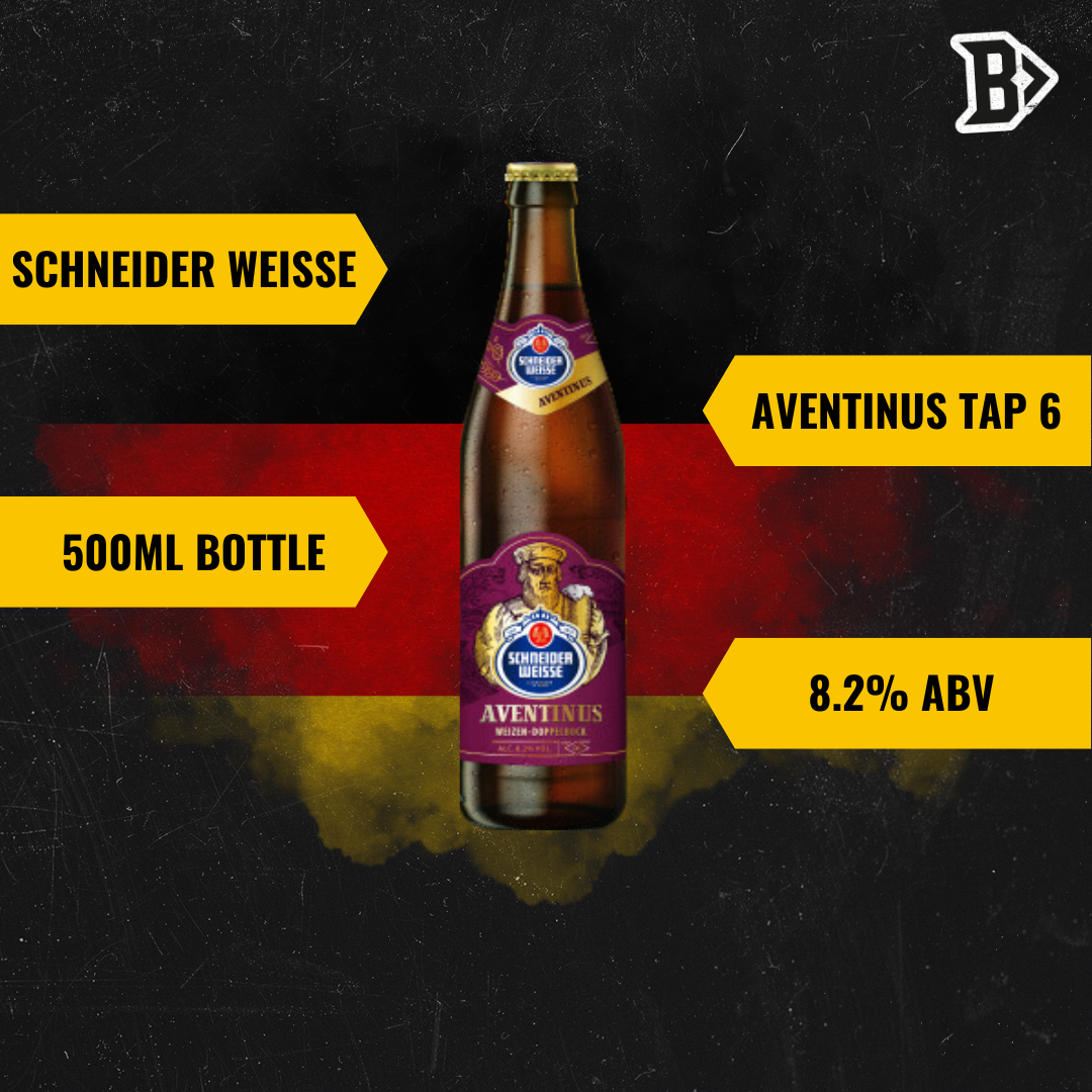 Schneider Weisse Aventinus Tap 6 German Wheat Beer 500ml Bottles - 8.2% ABV (12 Pack) - BEERHUNTER