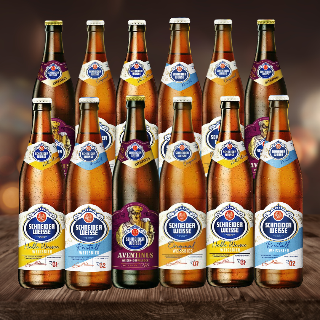 Schneider Weisse German Wheat Beer Mixed Case 500ml Bottles (12 Pack)