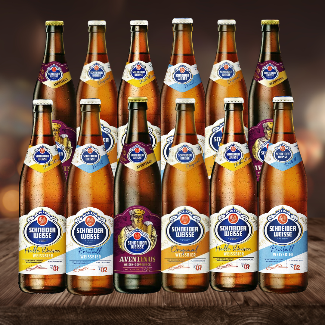 Schneider Weisse German Wheat Beer Mixed Case 500ml Bottles (12 Pack) - BEERHUNTER