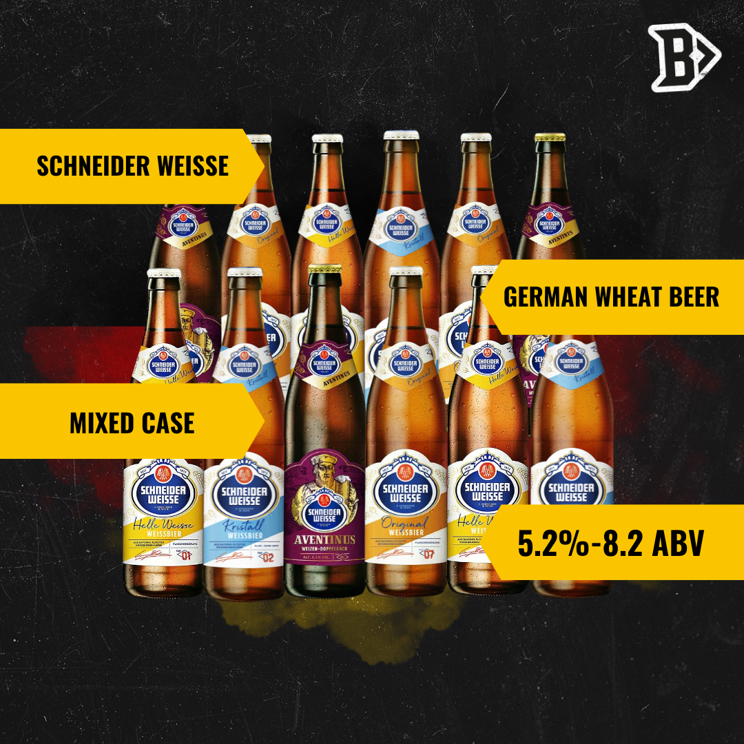 Schneider Weisse German Wheat Beer Mixed Case 500ml Bottles (12 Pack) - BEERHUNTER