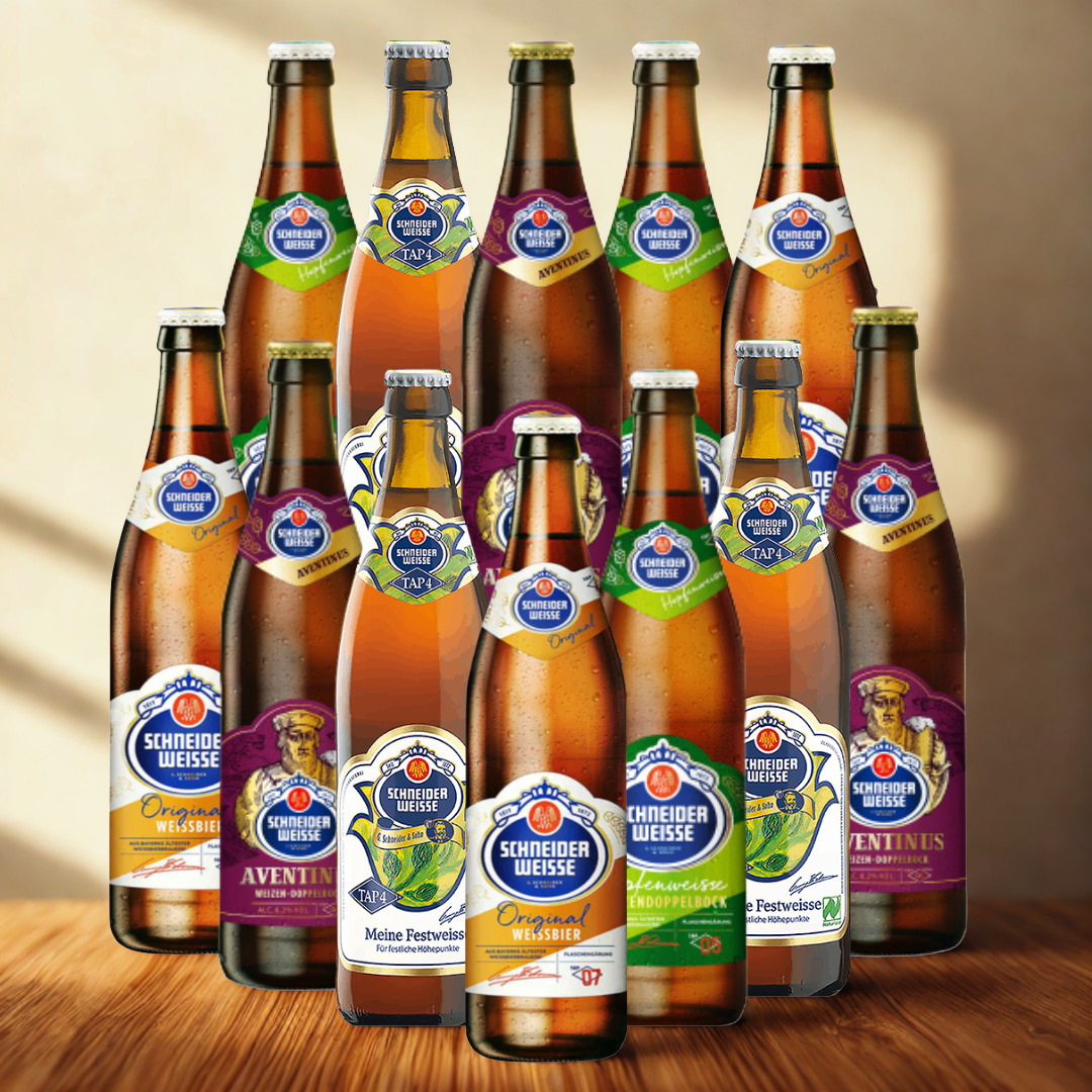 Schneider Weisse German Wheat Beer Mixed Case 500ml Bottles (12 Pack)