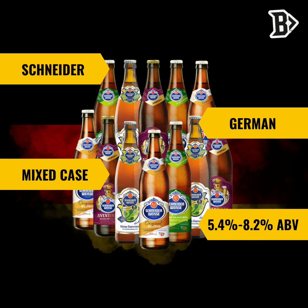 Schneider Weisse German Wheat Beer Mixed Case 500ml Bottles (12 Pack)