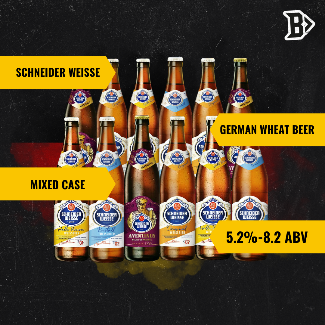 Schneider Weisse German Wheat Beer Mixed Case 500ml Bottles (12 Pack)