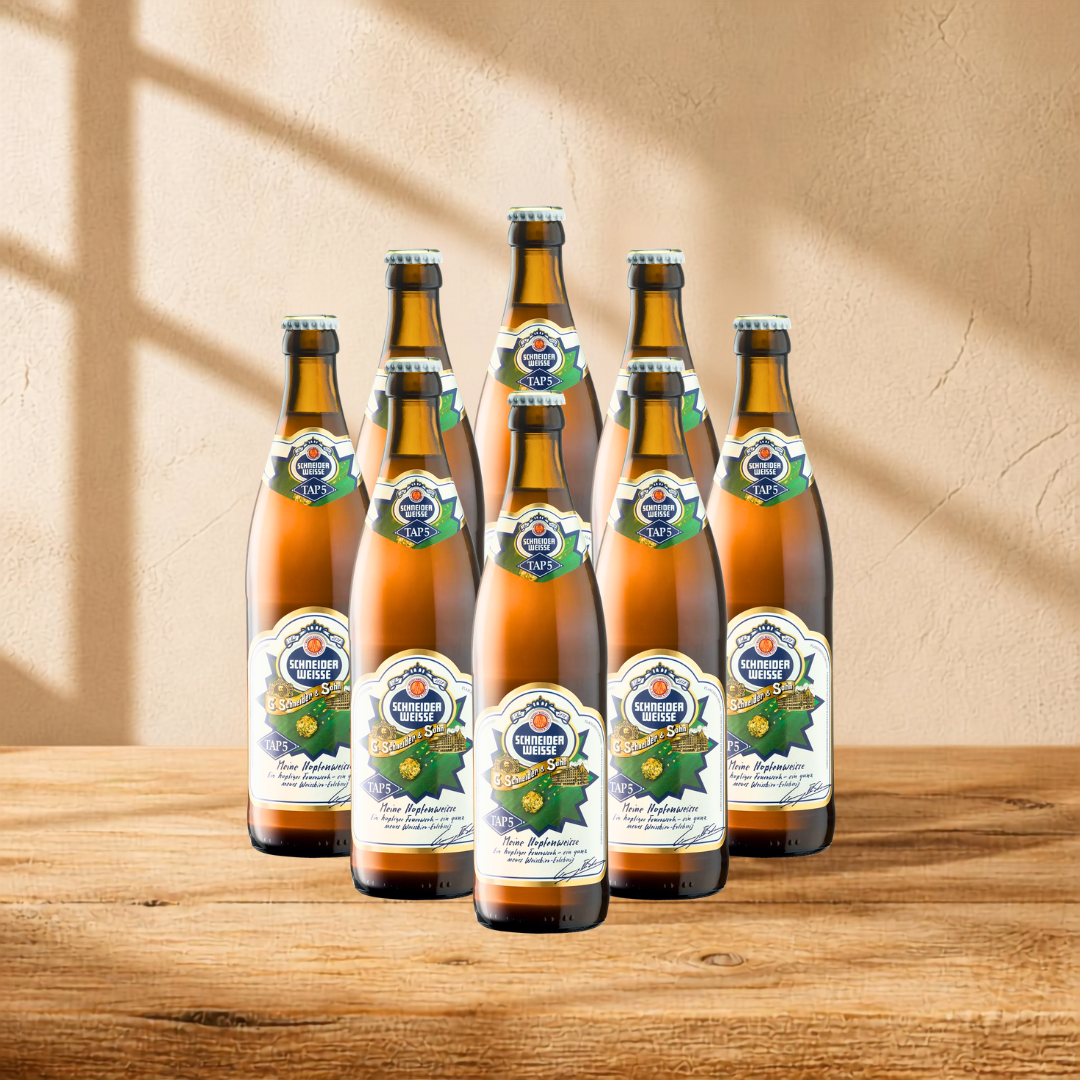 Schneider Weisse Hopfenweisse Tap 5 German Wheat Beer 500ml Bottles - 8.2% ABV