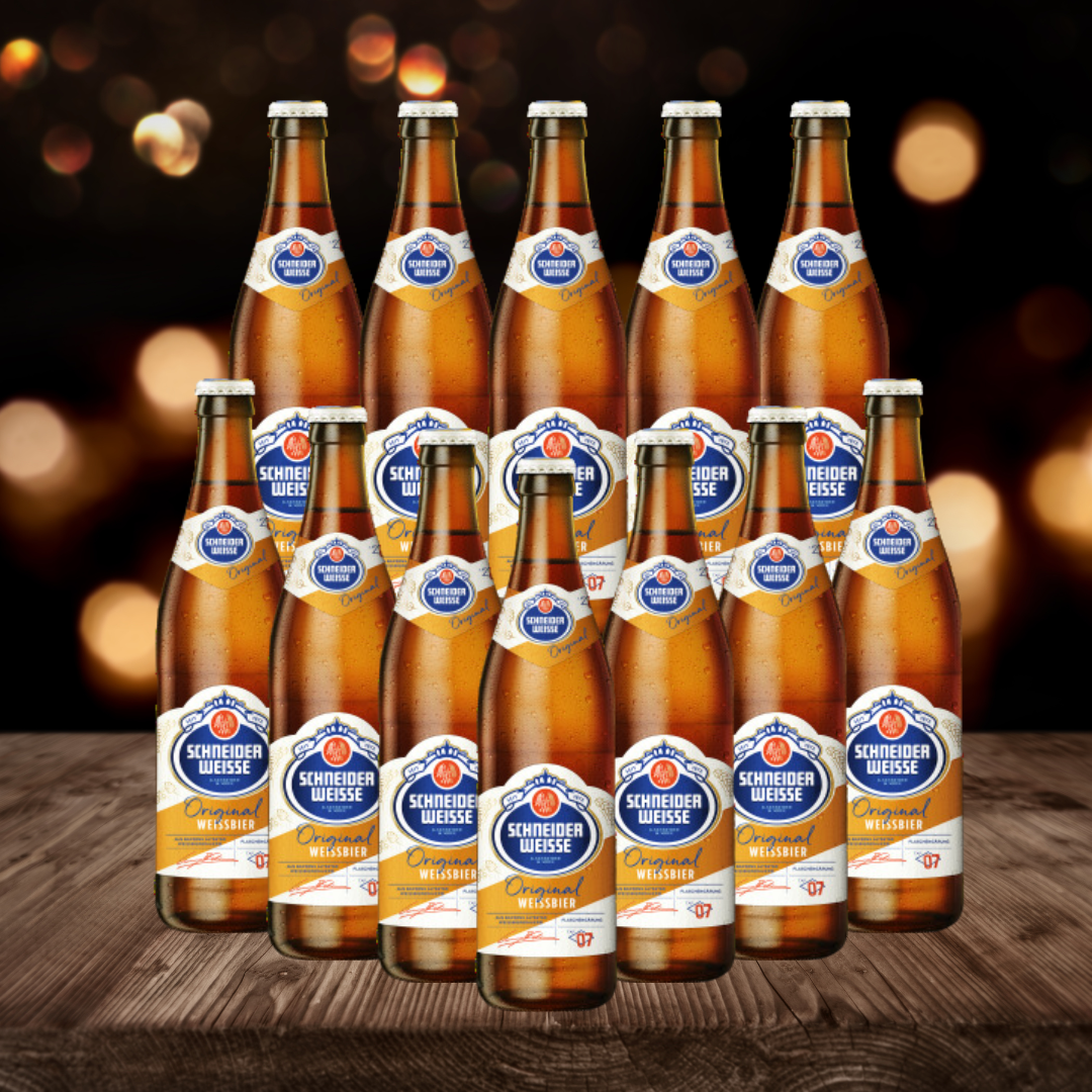 Schneider Weisse Original Tap 7 German Wheat Beer 500ml Bottles - 5.4% ABV (12 Pack) - BEERHUNTER