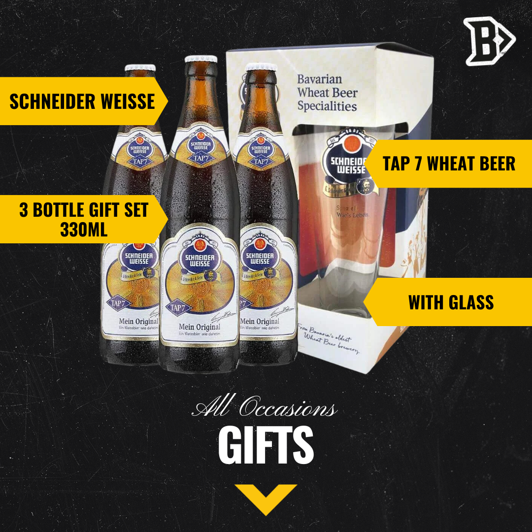 Schneider Weisse Tap 7 Wheat Beer Gift Set with Glass - BEERHUNTER