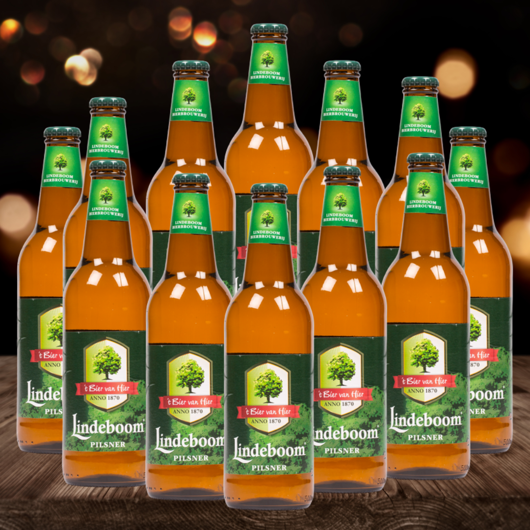 Lindeboom Pilsner 500ml Bottles - 5.0% ABV (12 Pack)