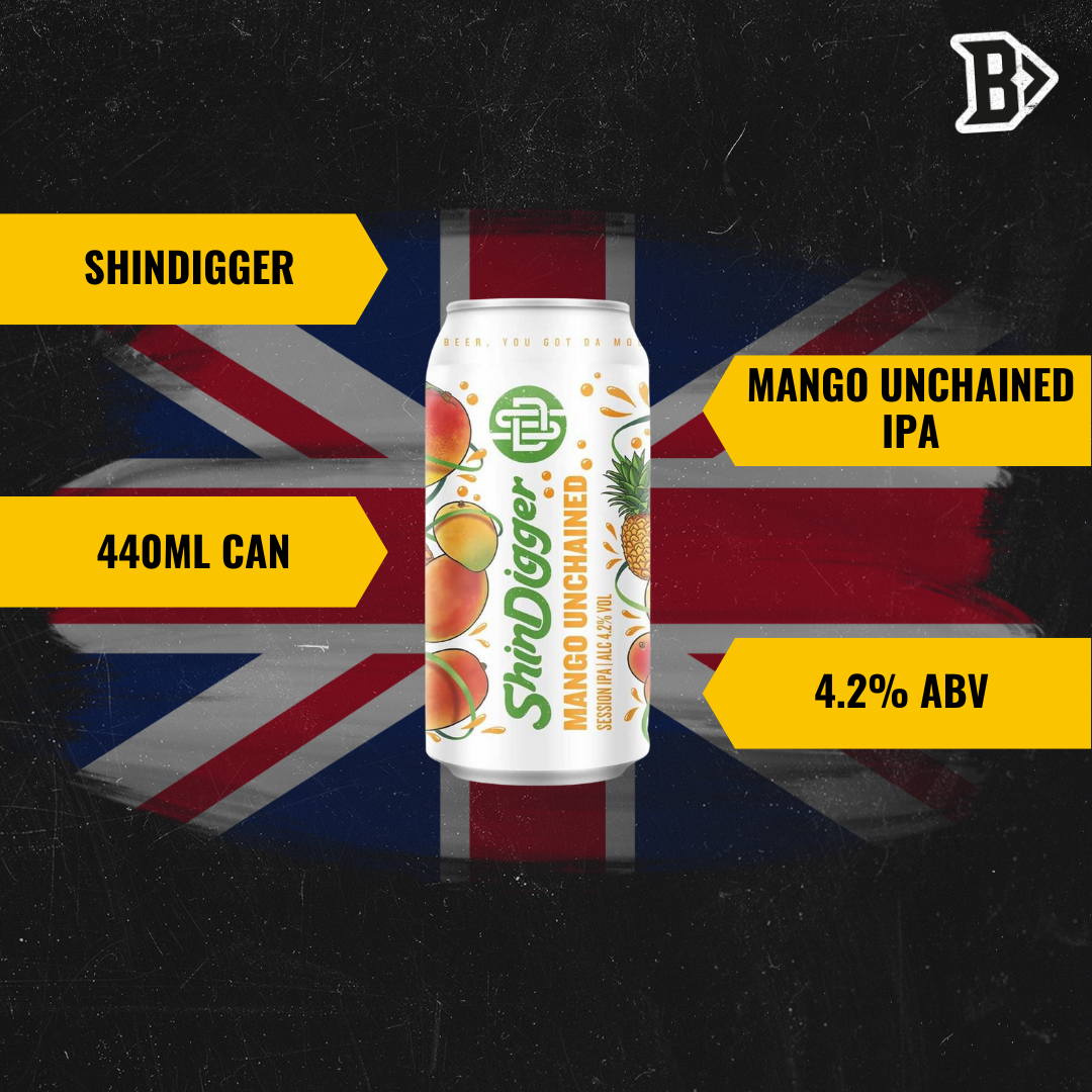 Shindigger Mango Unchained IPA 440ml Can 4.2% ABV (12 Pack) - BEERHUNTER