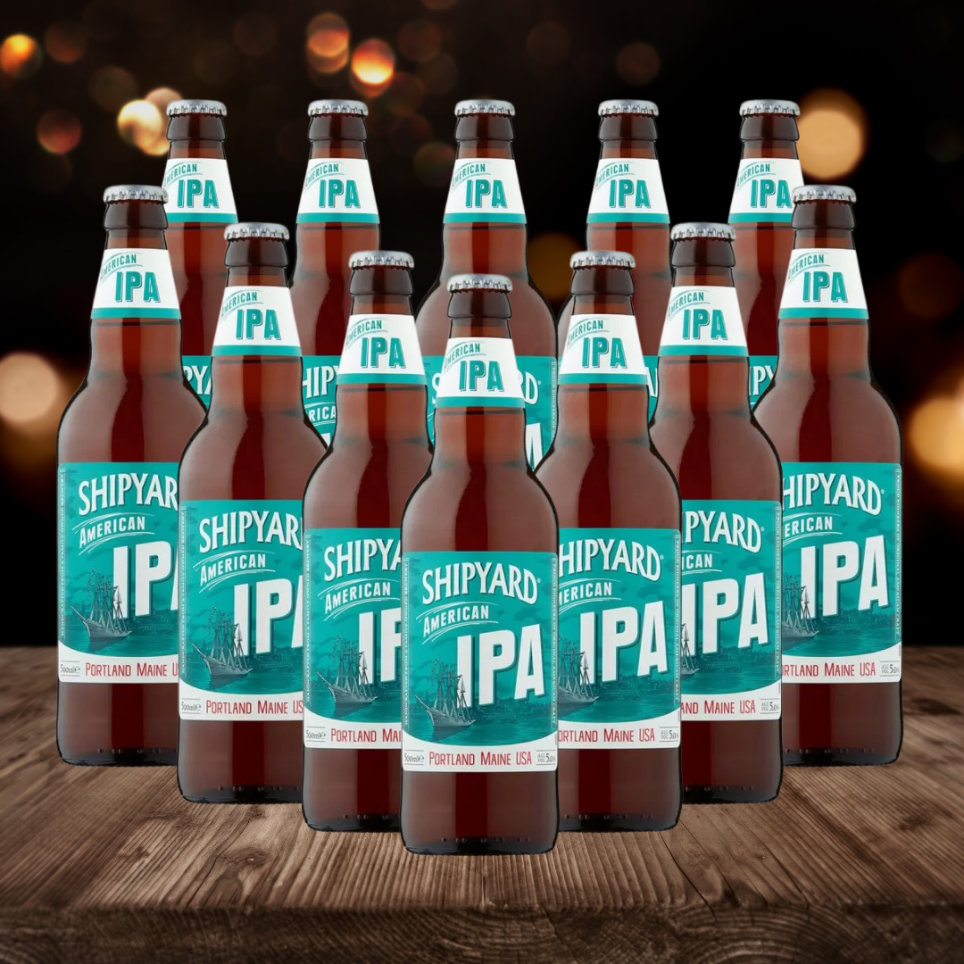 Shipyard America IPA 500ml Bottles 5 ABV (12 Pack) BEERHUNTER
