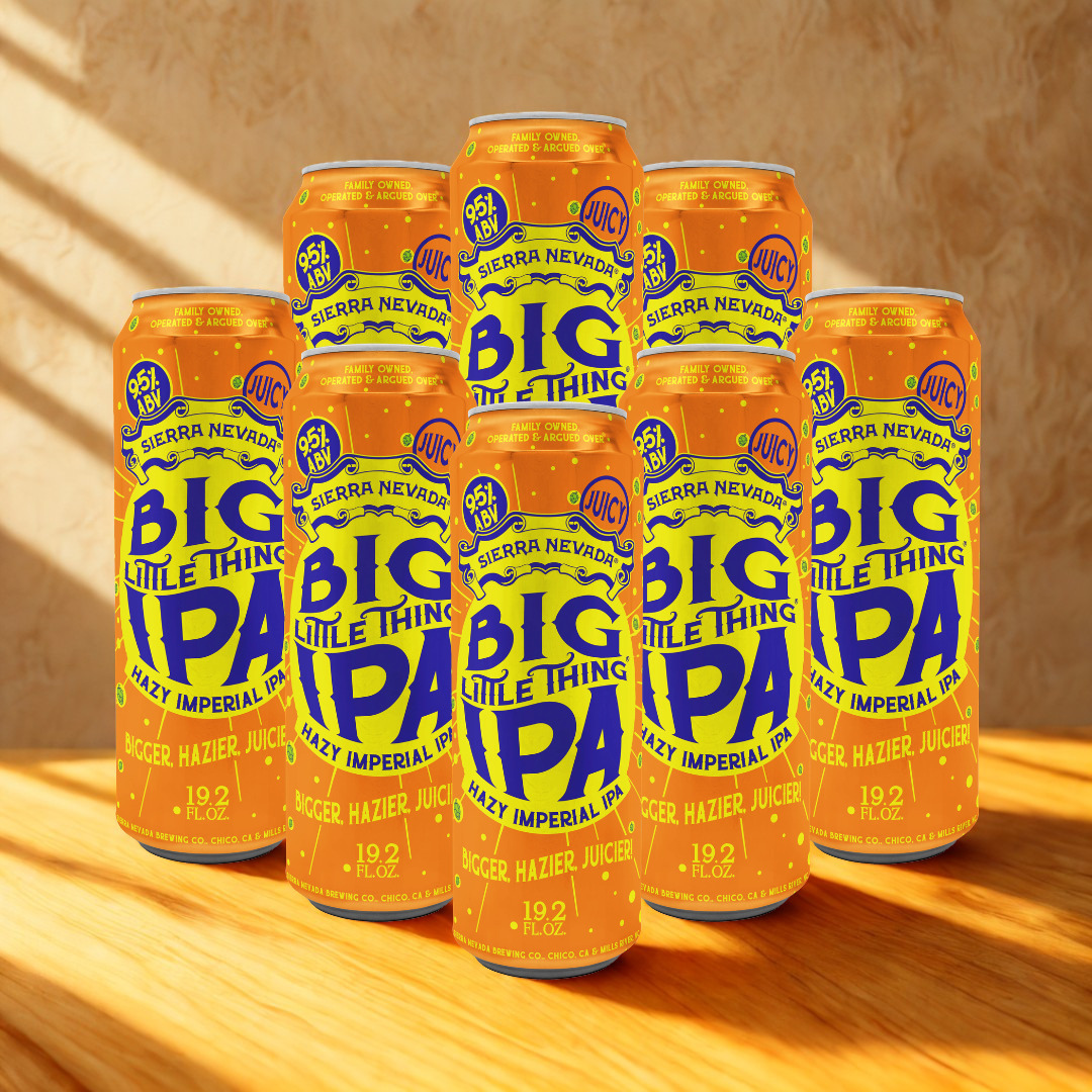 Sierra Nevada Big Little Thing Imperial IPA 473ml Cans – American Craft Beer (8 Pack)