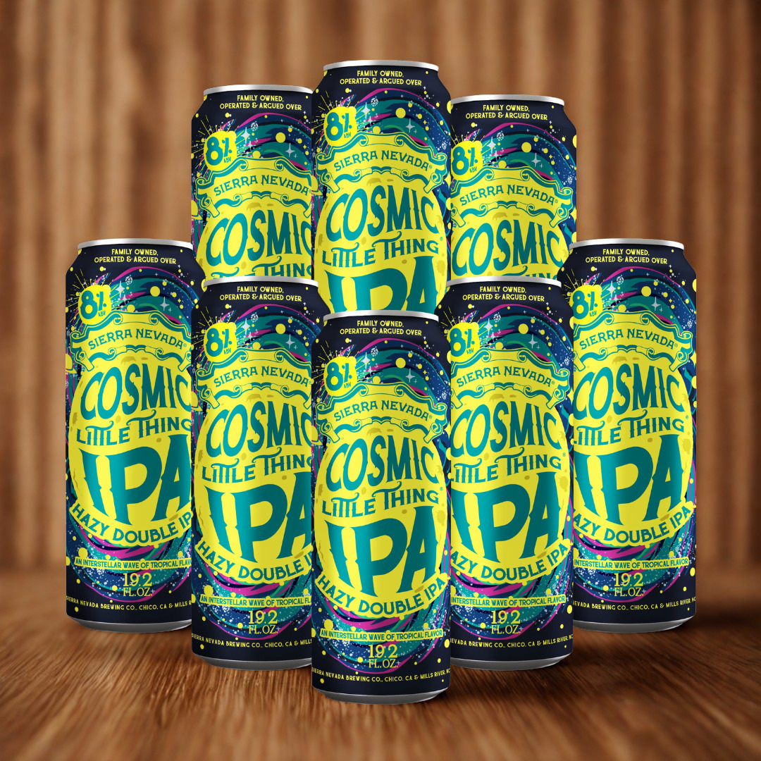 Sierra Nevada Cosmic Little Thing Hazy IPA 355ml Cans – American Craft Beer (8 Pack)