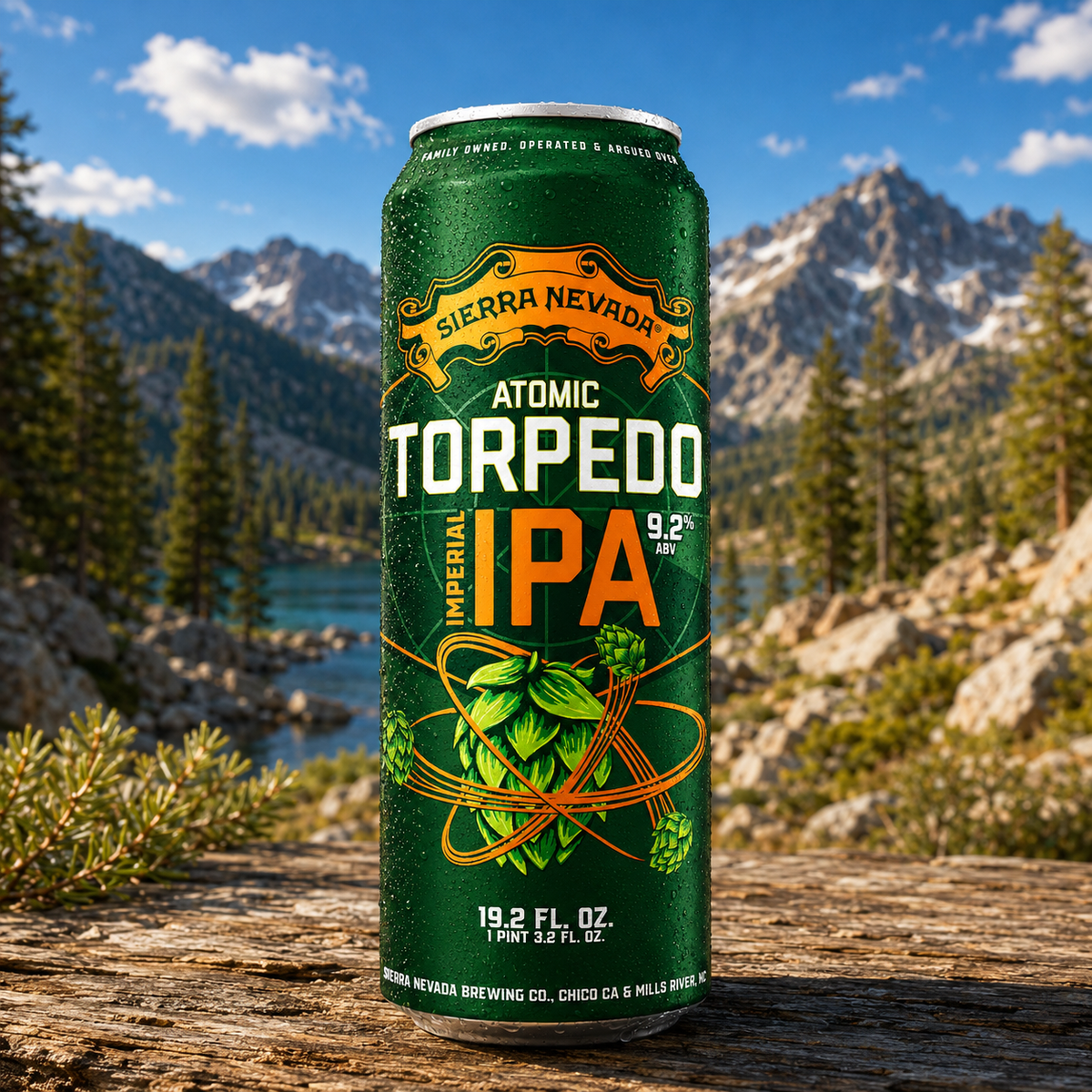 Sierra Nevada Atomic Torpedo Imperial IPA 473ml Cans – American Craft Beer (8 Pack)