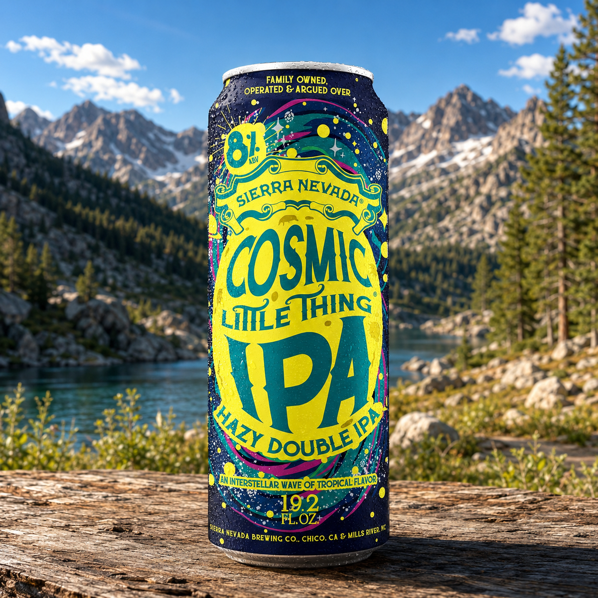 Sierra Nevada Cosmic Little Thing Hazy IPA 355ml Cans – American Craft Beer (8 Pack)