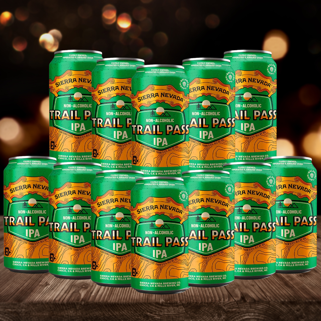 Sierra Nevada American Trail Pass Non-Alcoholic IPA 355ml Cans – 0.5% ABV (12 Pack) - BEERHUNTER