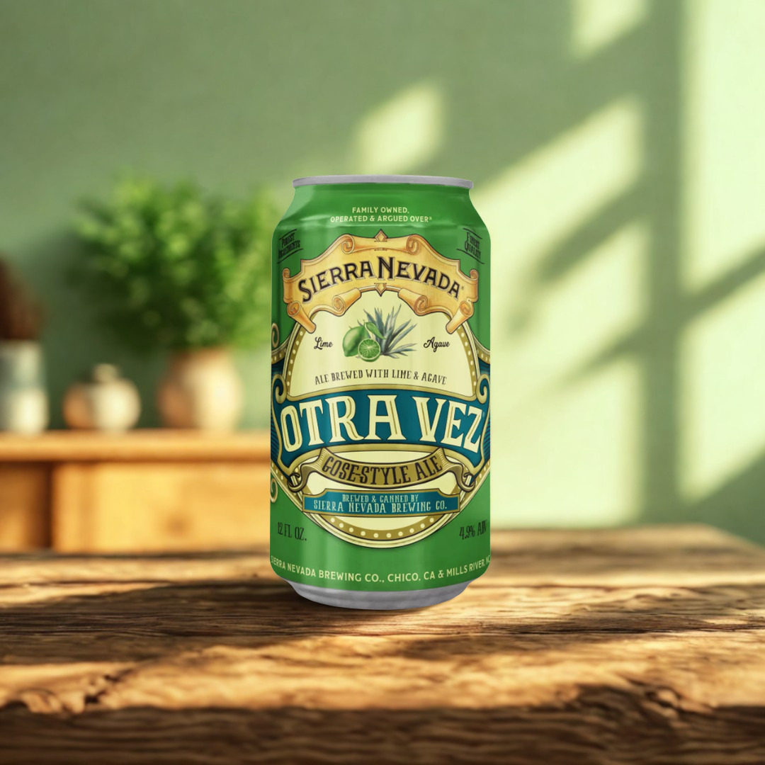Sierra Nevada American Otra Vez Lime & Blue Agave Sour 355ml Cans - 4.9% ABV (12 Pack)