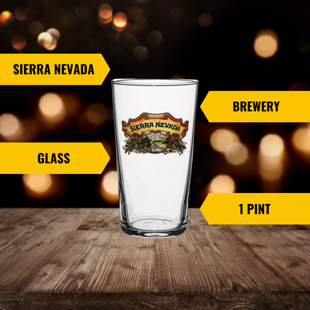 Sierra Nevada Pint Glass - BEERHUNTER