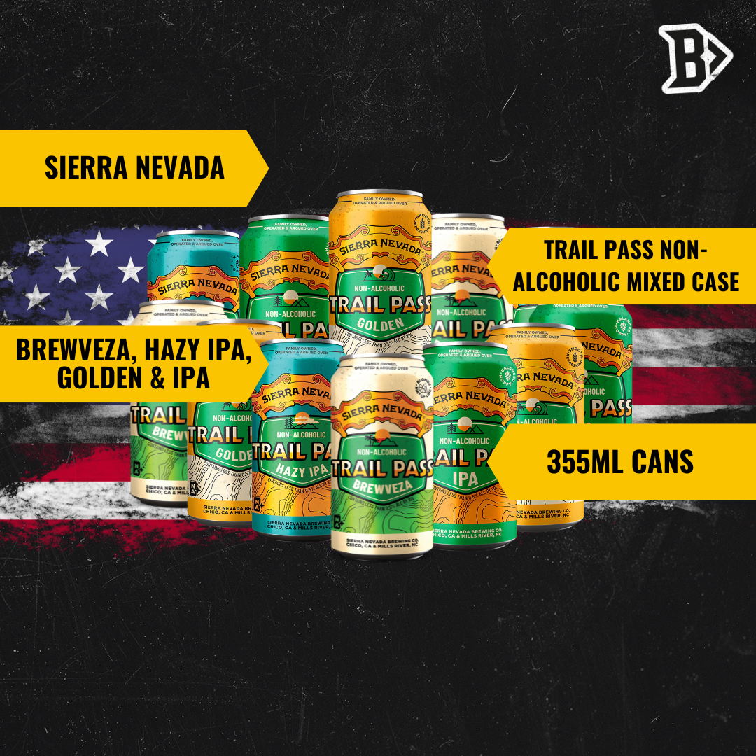 Sierra Nevada Trail Pass Non-Alcoholic Beer Mixed Case (12 Pack)