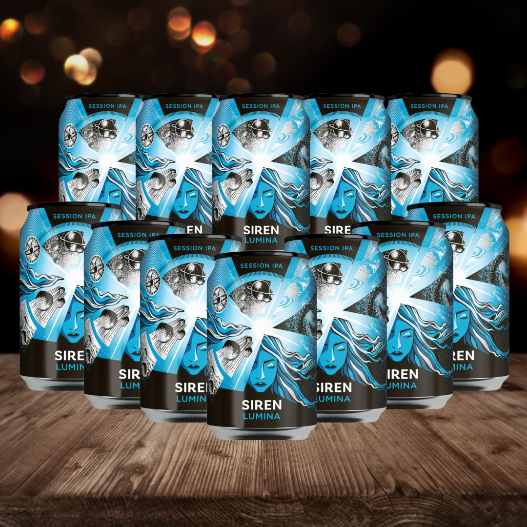 Siren Lumina Craft Session IPA Gluten Free 330ml Cans (12 Pack) - 4.2% ABV - BEERHUNTER