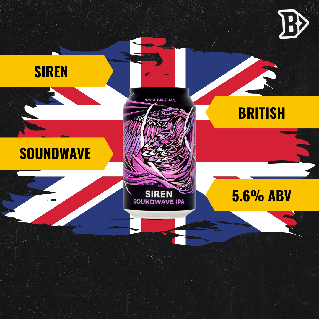 Siren Soundwave British IPA 330ml Cans - 5.6% ABV (12 Pack)