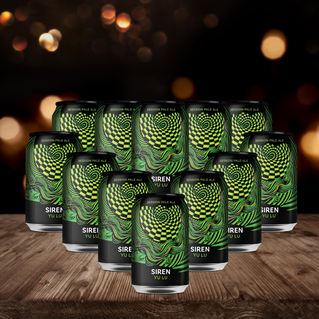 Siren Yu Lu British Session Pale Ale 330ml Cans - 3.6% ABV (12 Pack)