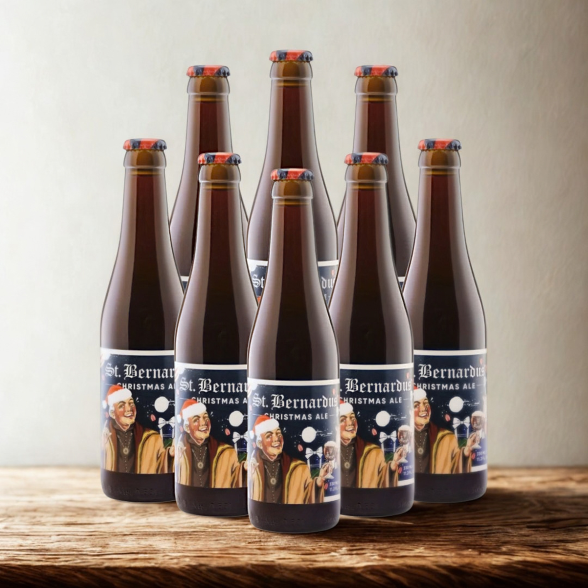 St. Bernardus Christmas Quadrupel Ale 330ml Bottles - 10.0% ABV (8 Pack)