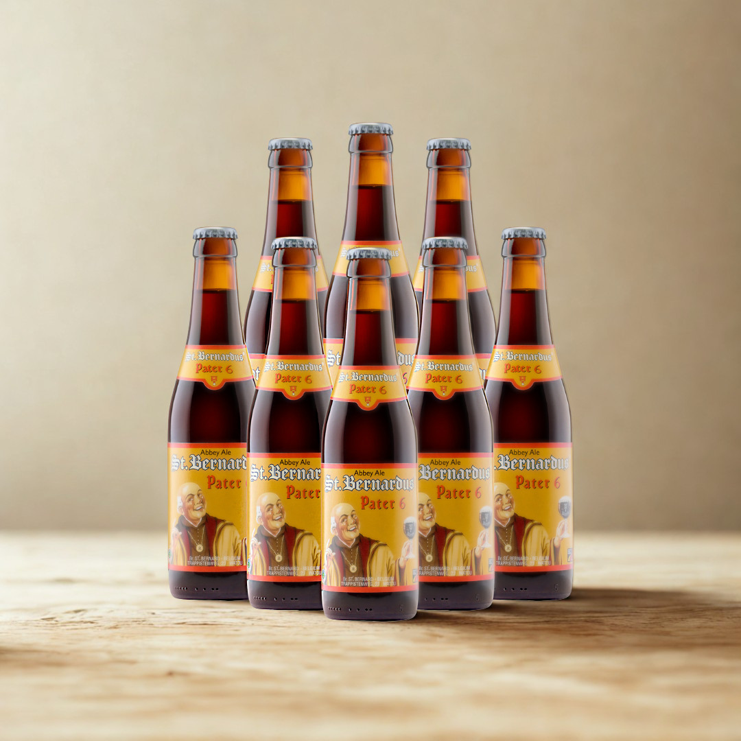 St. Bernardus Pater 6 Belgian Dubbel Beer 330ml Bottles - 6.7% ABV (Multipack)
