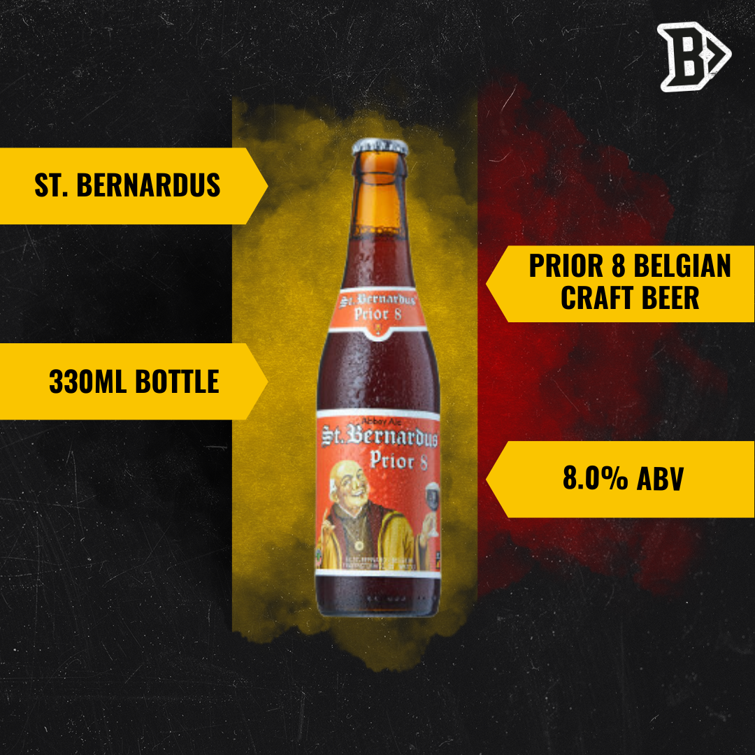 St. Bernardus Prior 8 Belgian Craft Beer 330ml Bottles - 8.0% ABV (12 Pack) - BEERHUNTER