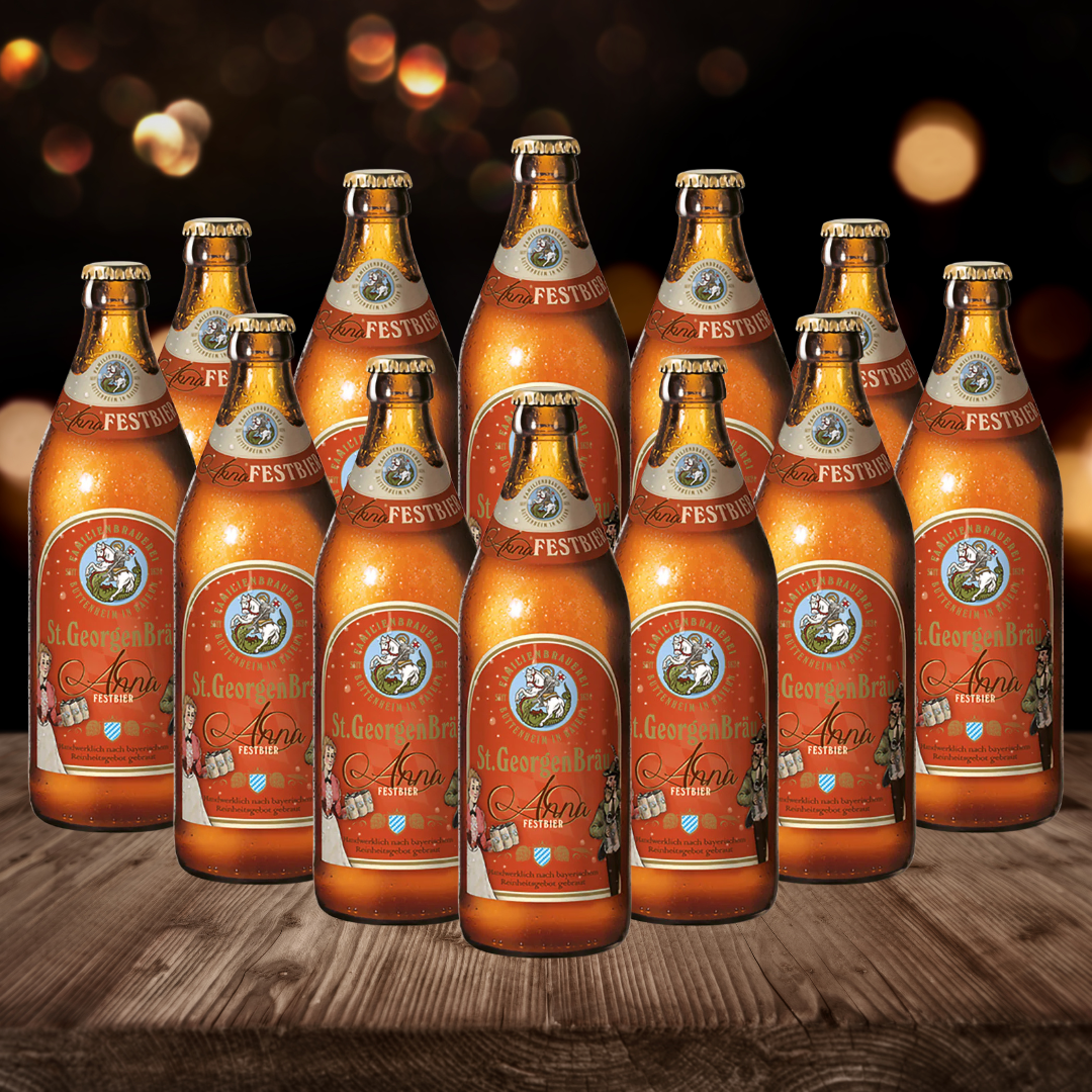St. Georgen Annafest Festbier German 500ml Bottles - 5.6% ABV (12 Pack)