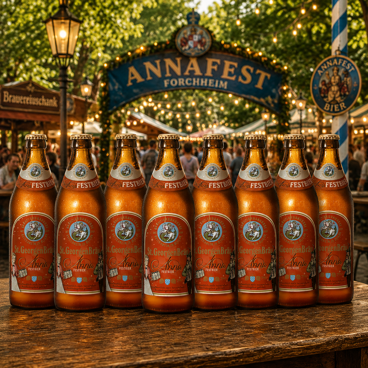 St. Georgen Annafest Festbier German 500ml Bottles - 5.6% ABV (8 Pack)