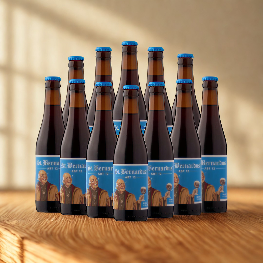 St Bernardus Belgian Abt 12 330ml Bottles - 10% ABV (Multipack)