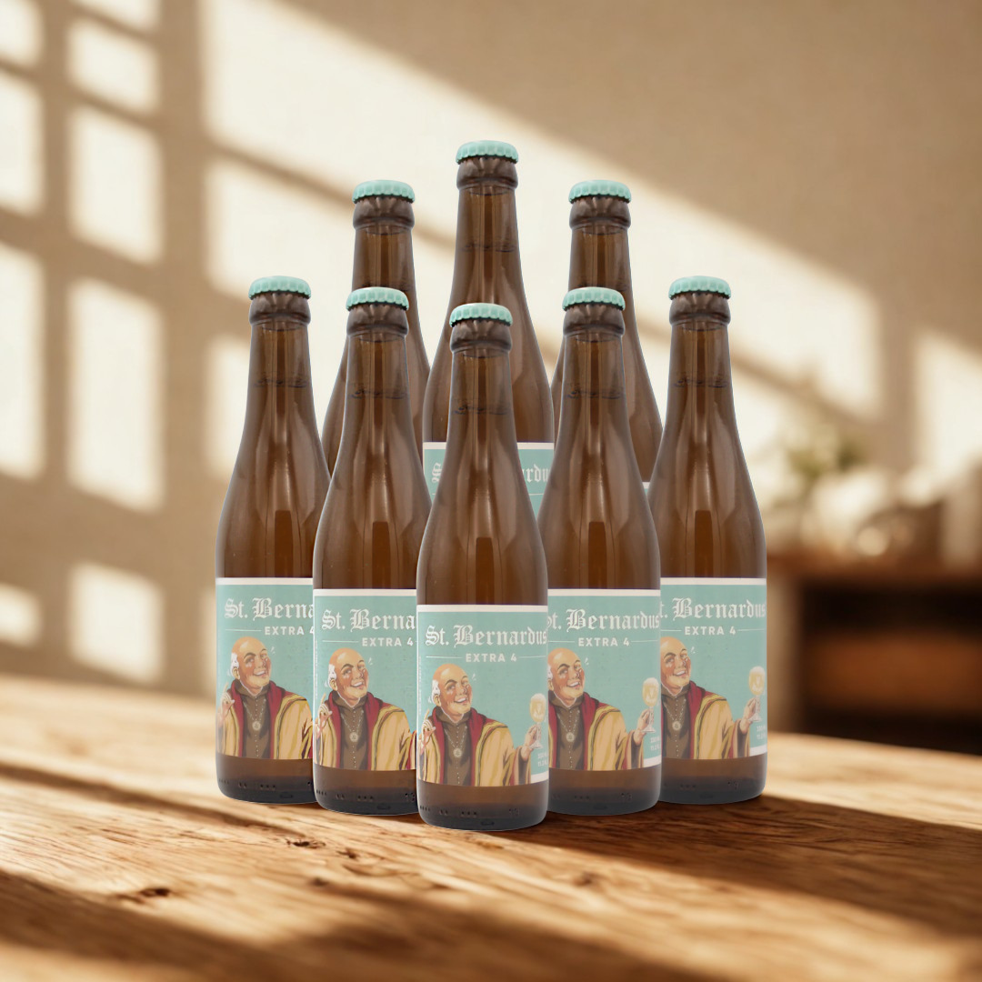 St Bernardus Belgian Extra 4 330ml Bottles - 4.8% ABV (Multipack)