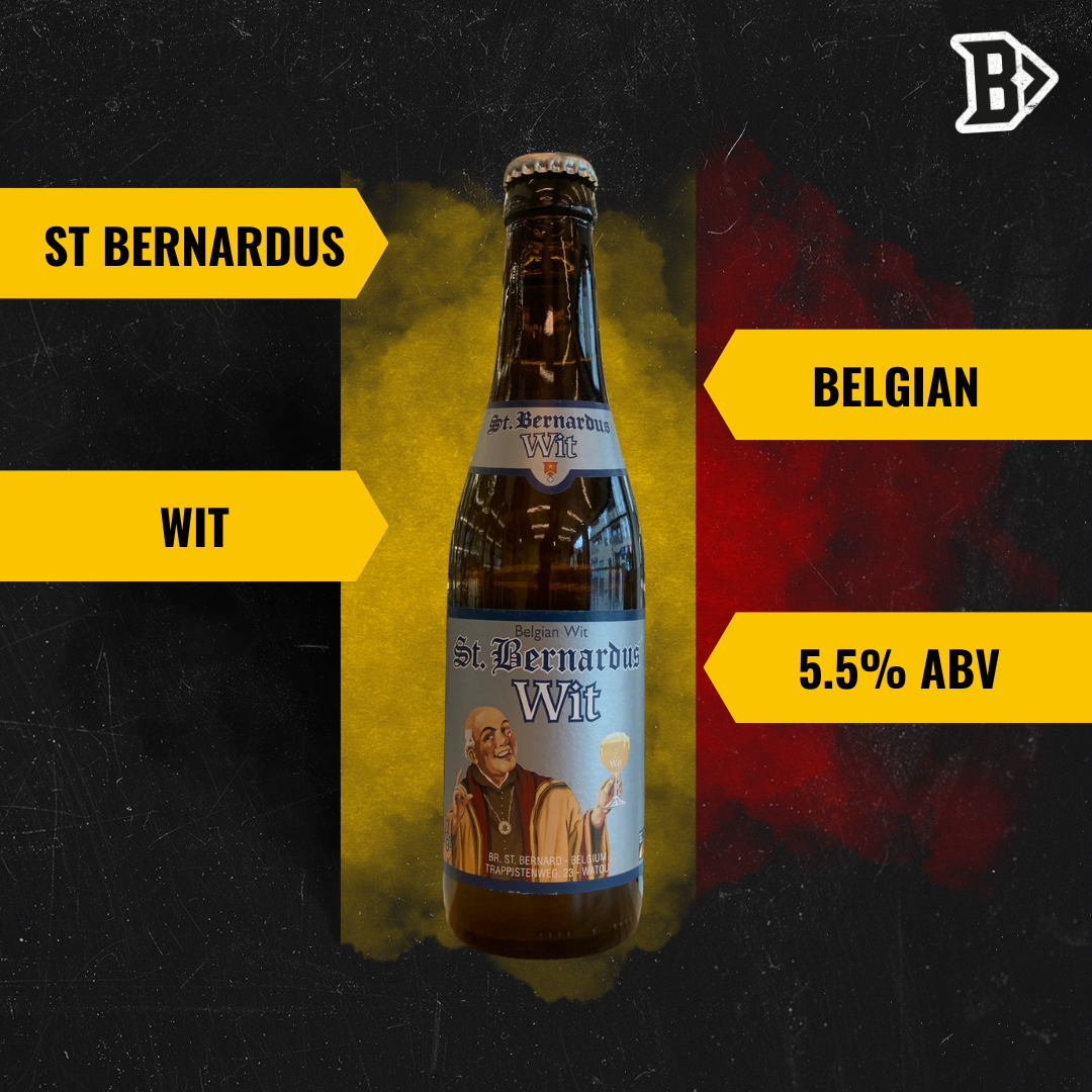 St Bernardus Belgian Wit 330ml Bottles - 5.5% ABV (12 Pack)