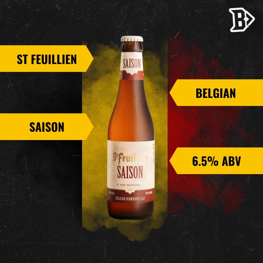 St Feuillien Belgian Saison 330ml Bottles - 6.5% ABV (12 Pack)