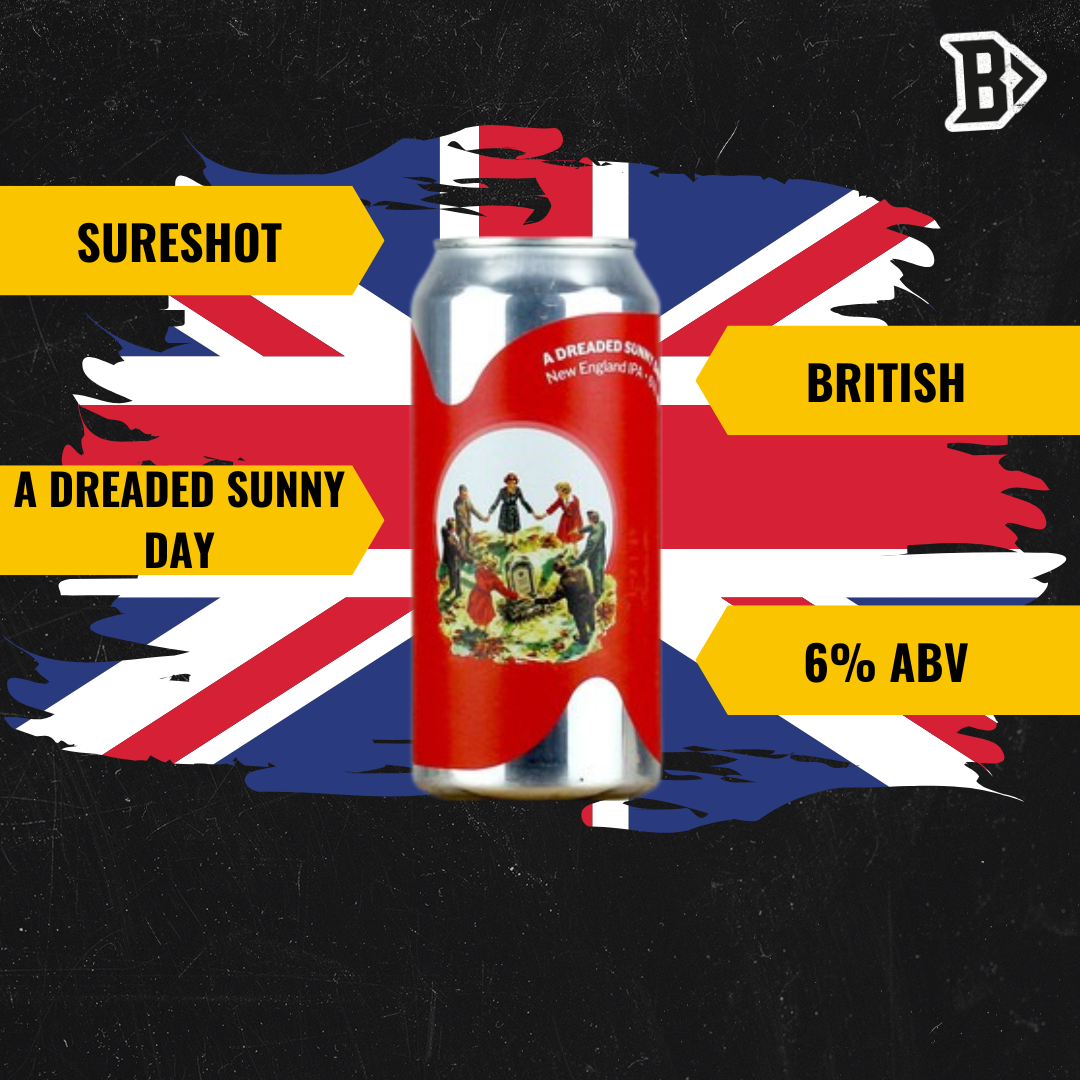 Sureshot A Dreaded Sunny Day British IPA 440ml Cans - 6.0% ABV (12 Pack)