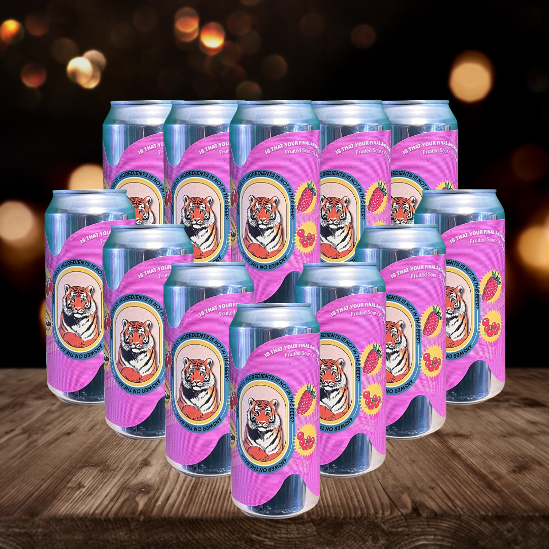 Sureshot Is That Your Final Answer British Fruited Sour 440ml Cans - 4.5% ABV (12 Pack)