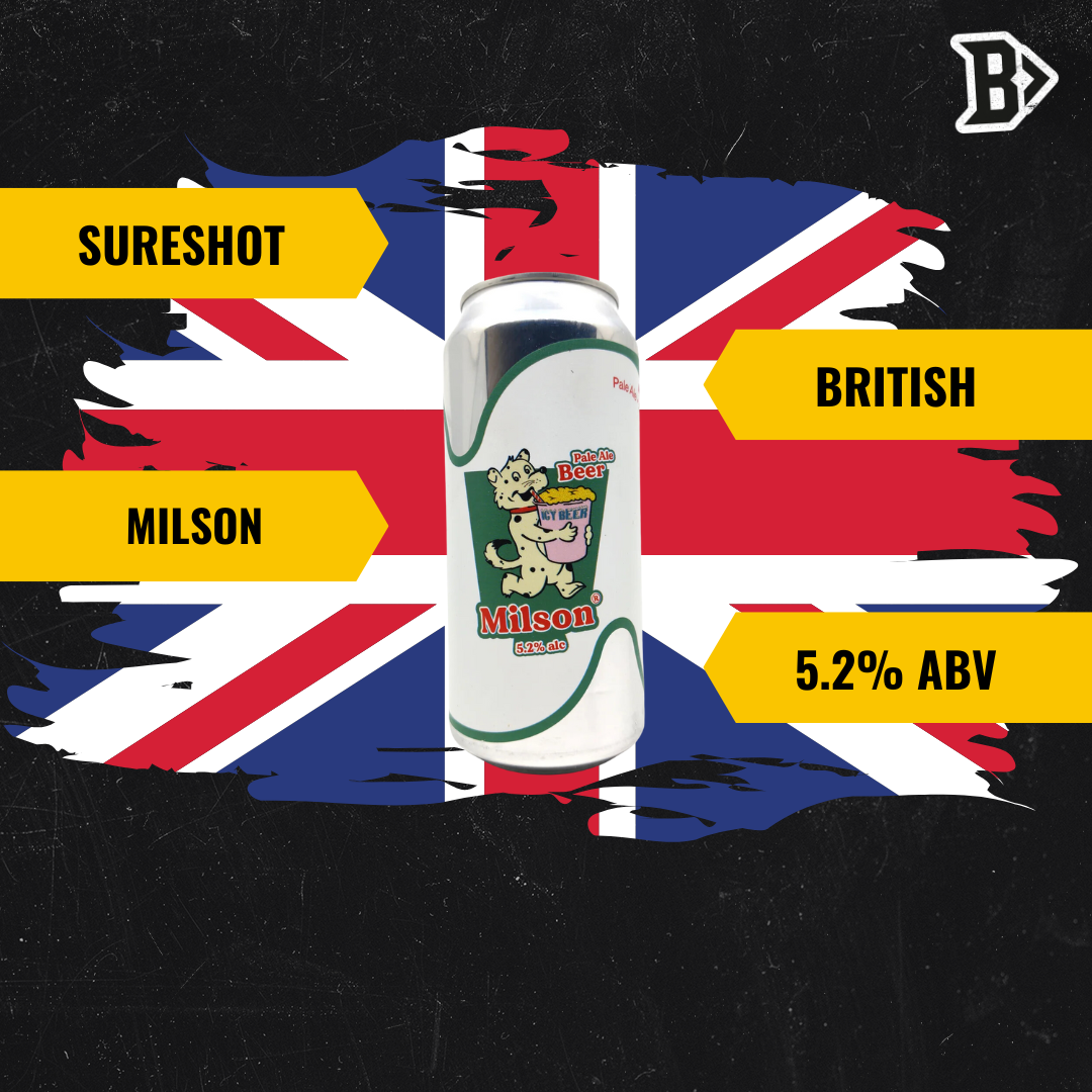 Sureshot Milson British Pale Ale 440ml Cans - 5.2% ABV (12 Pack)