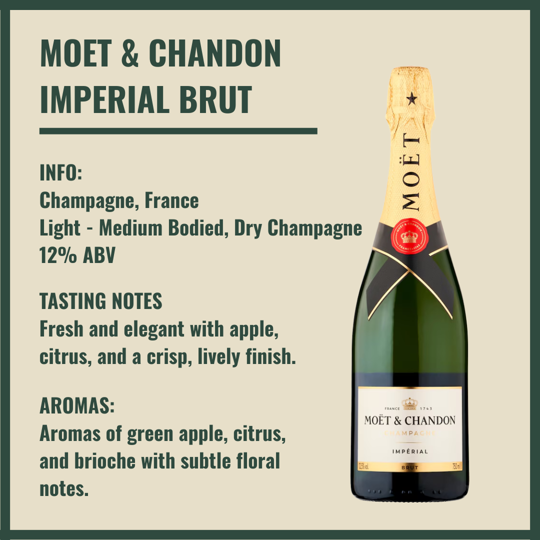 Personalised Moet &amp; Chandon Champagne Gift Set in Wooden Presentation Gift Box - 75cl