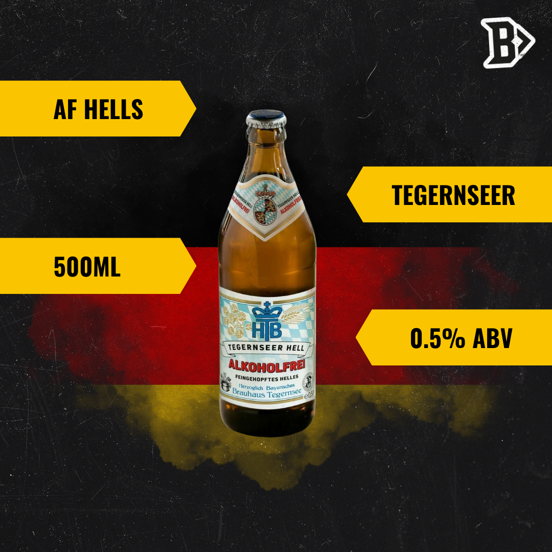 Tegernseer Helles Alkoholfrei Beer 500ml Bottles - 0.5% ABV
