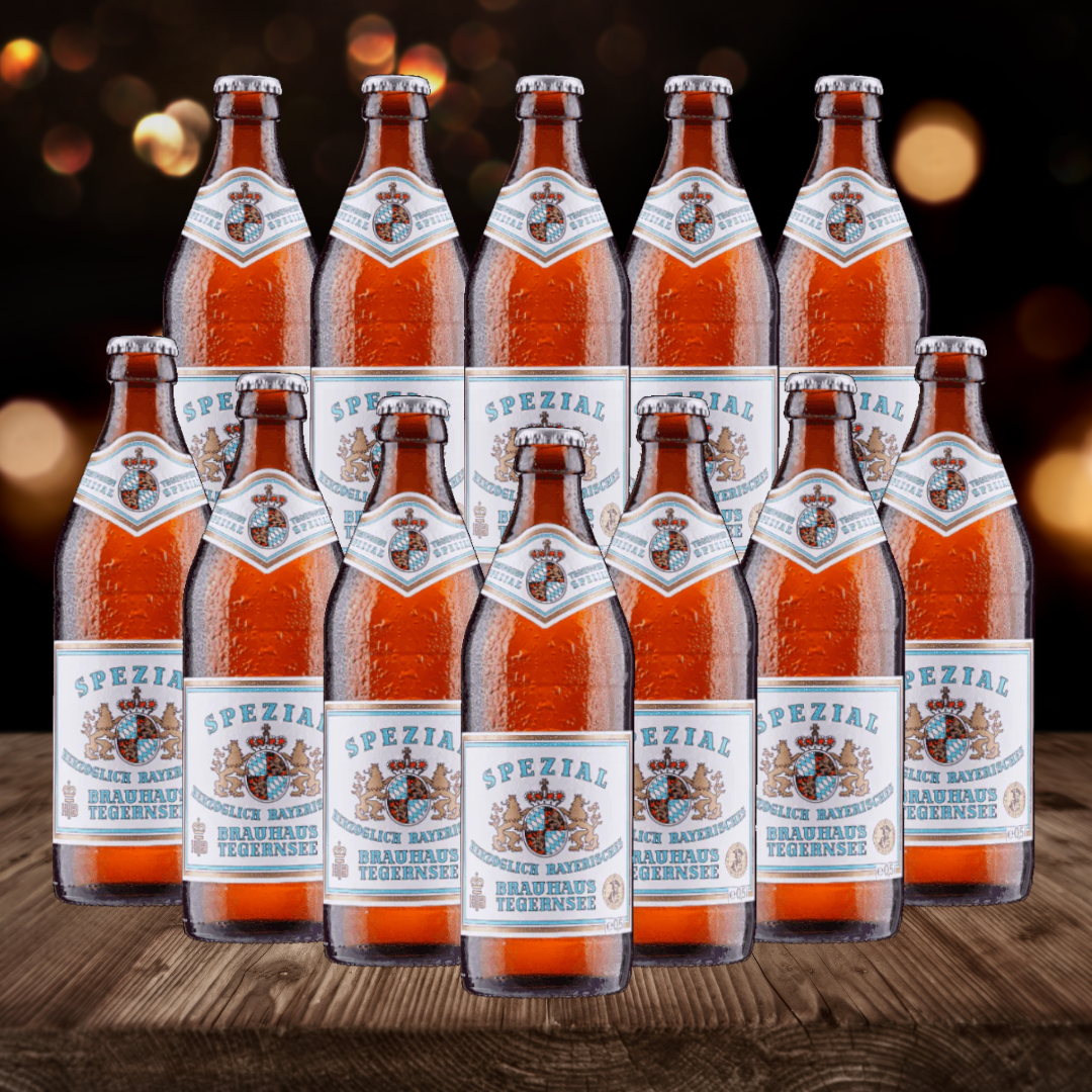 Tegernsee Spezial German Lager 500ml Bottles – 5.6% ABV (12 Pack) - BEERHUNTER