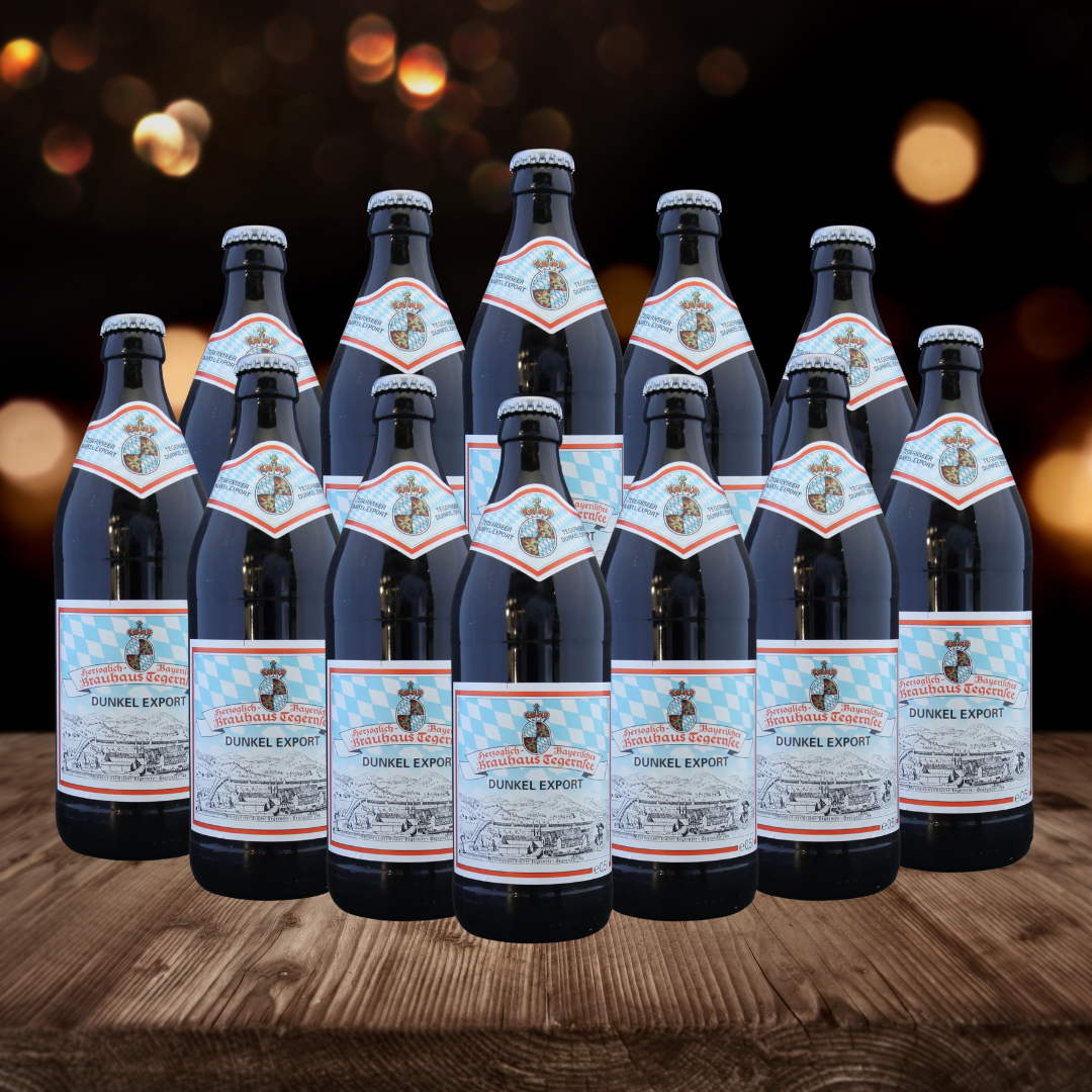 Tegernseer German Dunkel 500ml Bottles - 5% ABV (12 Pack)