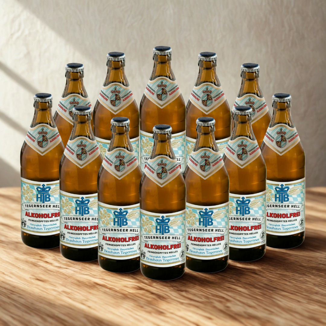 Tegernseer Helles Alkoholfrei Beer 500ml Bottles - 0.5% ABV