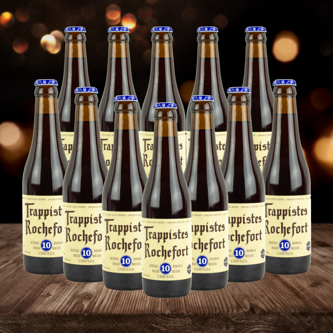 Trappistes Rochefort 10 Belgian Trappist Beer 330ml Bottles - 11.3% ABV (12 Multipack) - BEERHUNTER