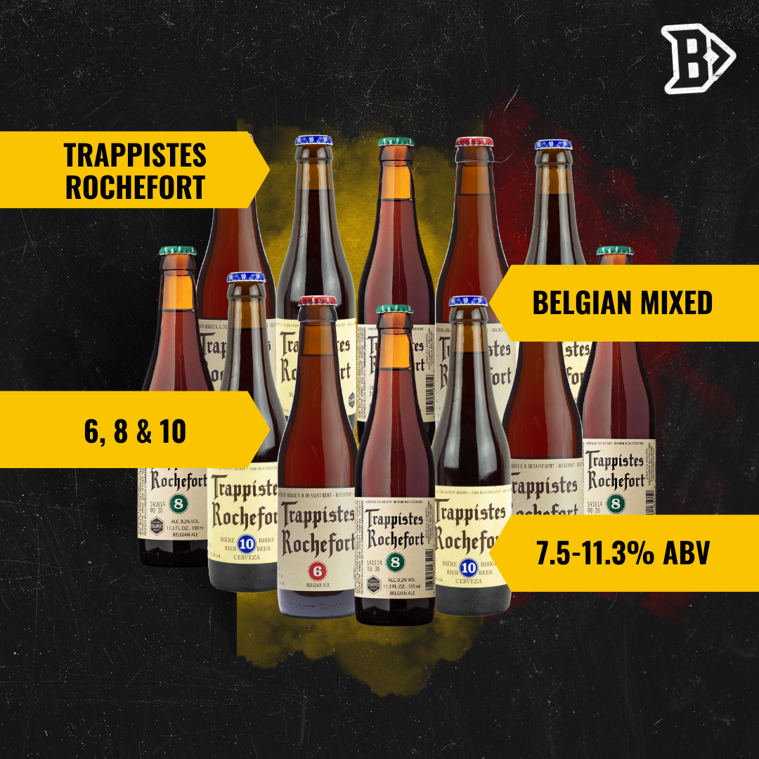 Trappistes Rochefort Belgian Beer Mixed Case 330ml Bottles (12 Pack) - BEERHUNTER