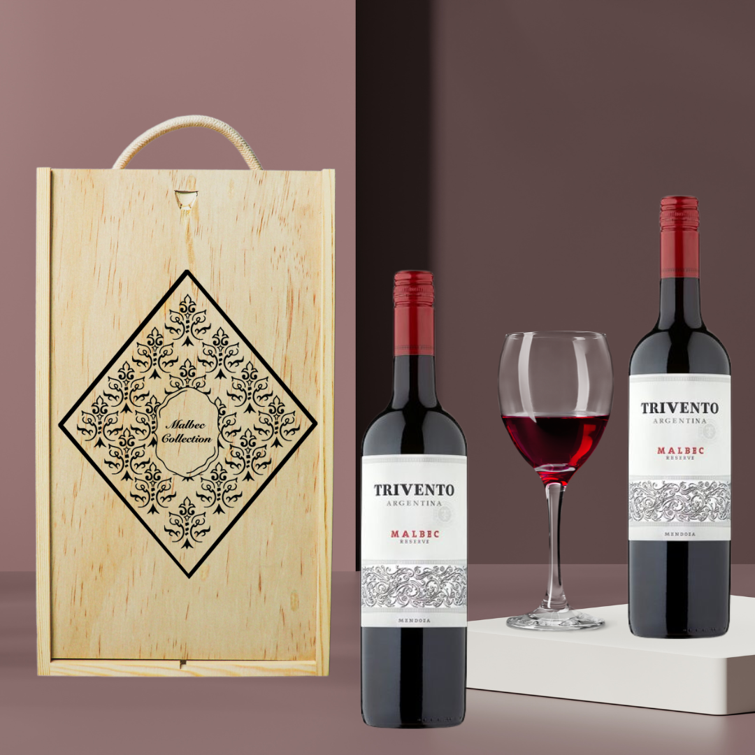 Trievento Malbec Classic Wine Gift Set Collection