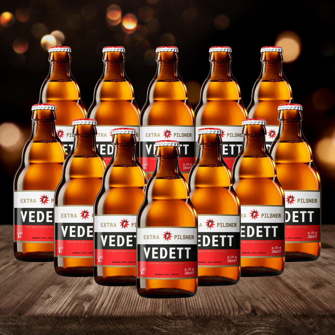 Vedett Belgian Extra Pilsner 330ml Bottles - 5.2% ABV (12 Pack) - BEERHUNTER