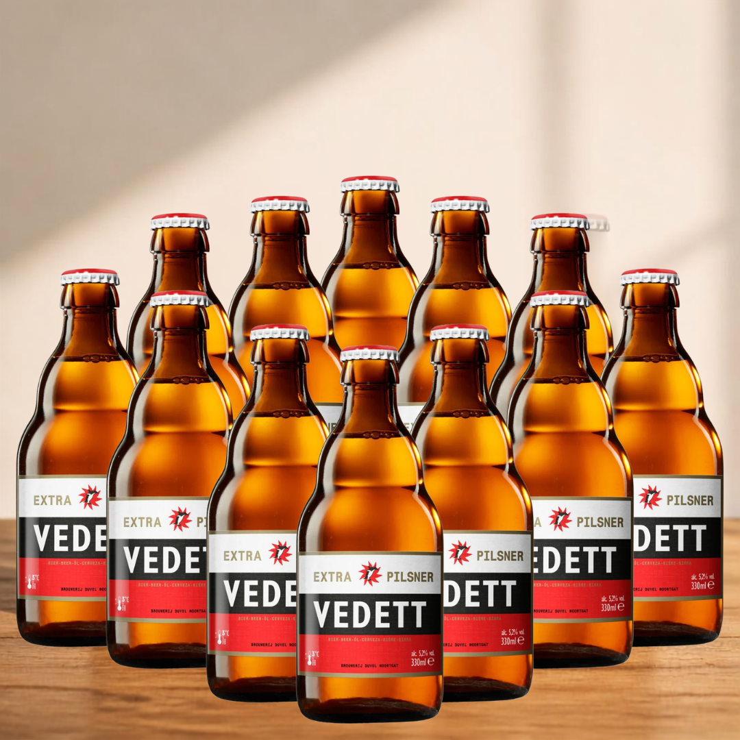 Vedett Belgian Extra Pilsner 330ml Bottles - 5.2% ABV (Multipack)