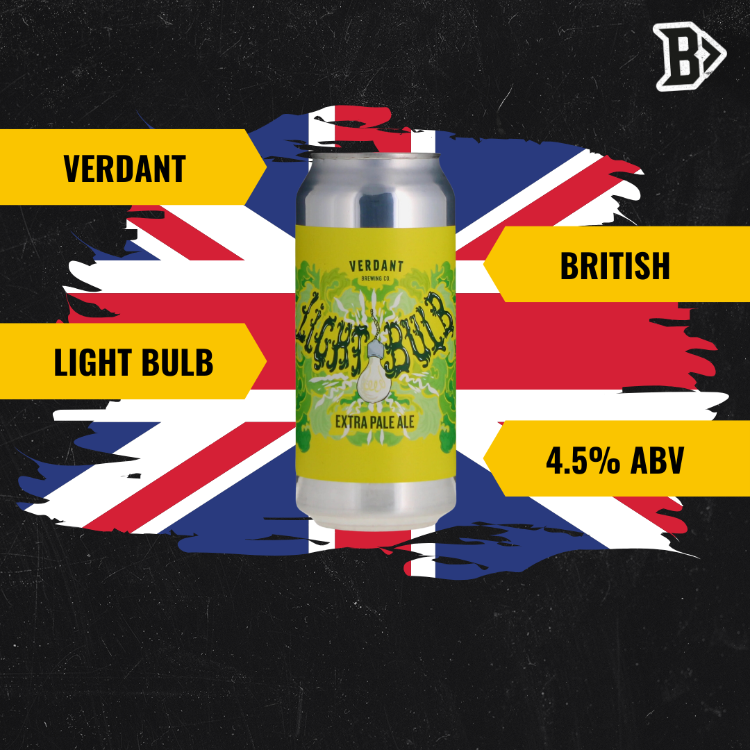 Verdant Light Bulb British Extra Pale Ale 440ml Cans - 4.5% ABV (12 Pack)