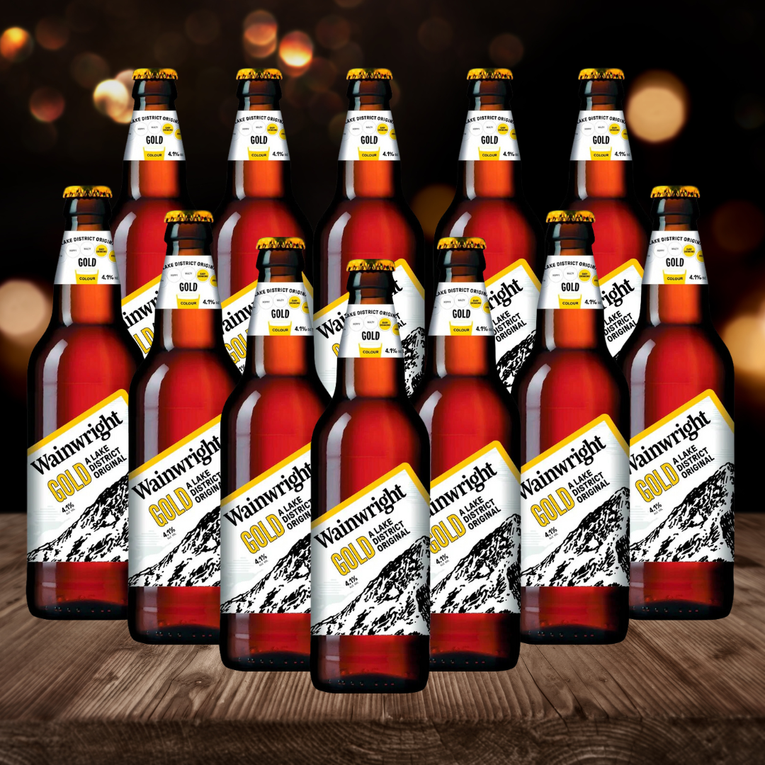 Wainwright Golden Ale 500ml Bottles- 4.1% ABV (12 Pack) - BEERHUNTER