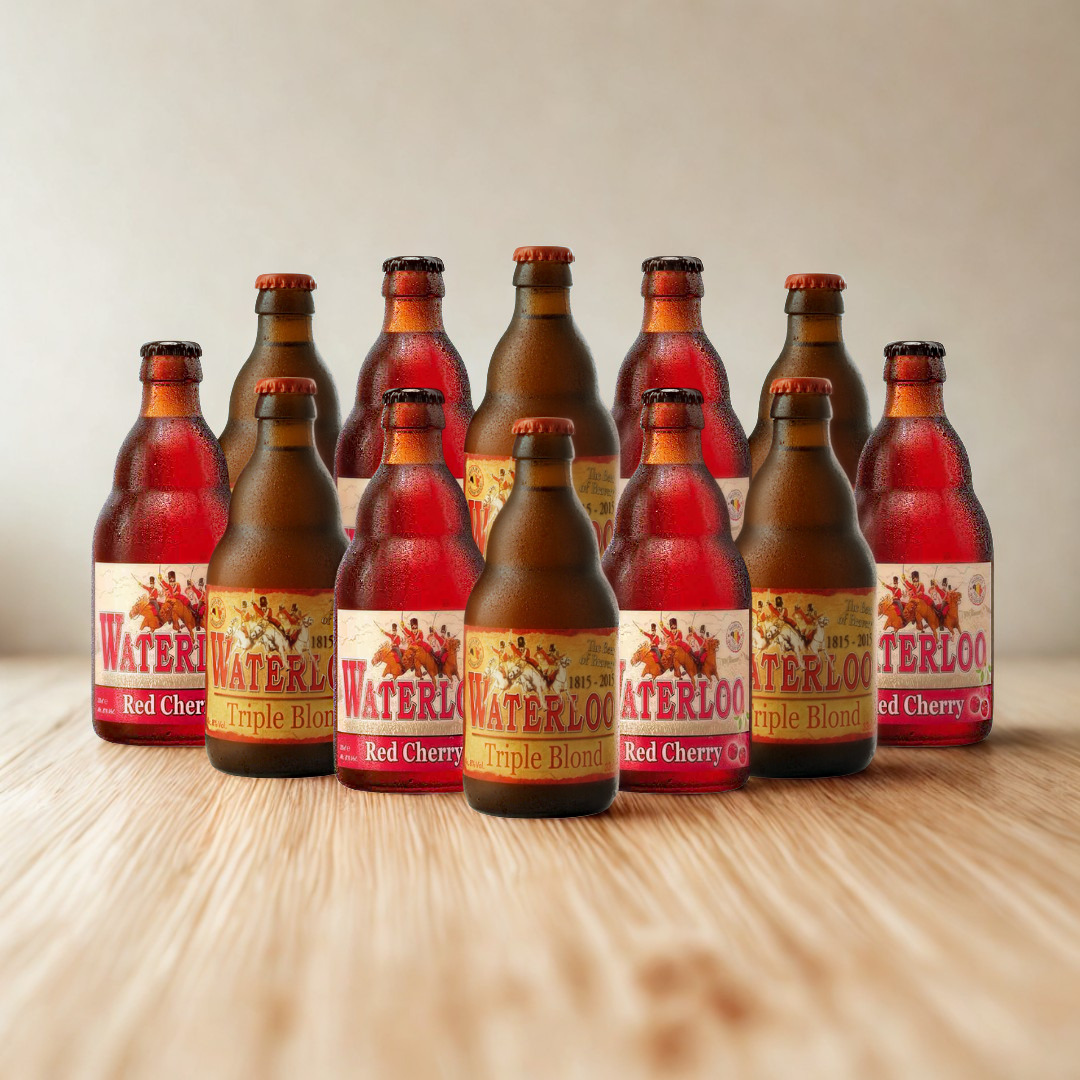 Waterloo Belgian Beer Mixed Case - Triple Blonde & Red Cherry (12 Pack)