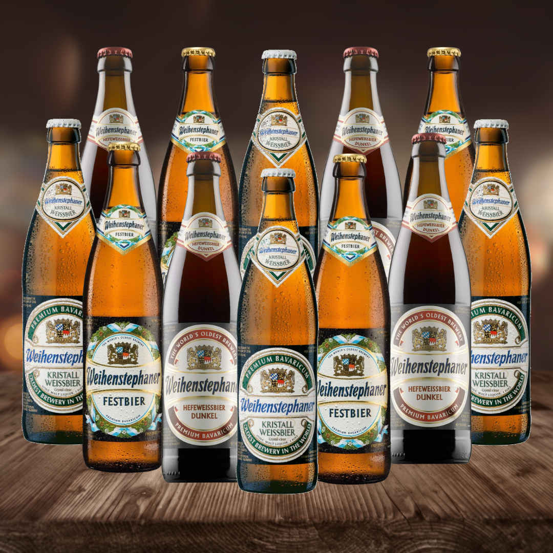 Weihenstephaner German Wheat Beer Mixed Case (12 Pack) - BEERHUNTER